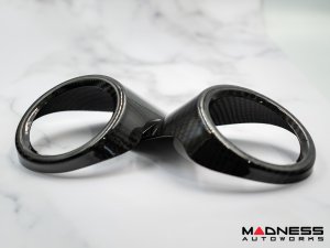 Alfa Romeo Giulia Interior Rear Air Vent Trim - Carbon Fiber - Feroce Carbon Alfa Romeo Giulia Interior Rear Air Vent Trim - Carbon Fiber - Feroce Carbon